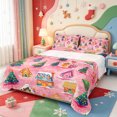 thumbnail image 1 of Manfei Happy Xmas King Sheets,Cute Christmas Gift Box Bedding,4 Pieces,1 Flat Sheet,1 Fitted Sheet and 2 Pillowcases, 1 of 6