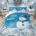 thumbnail image 1 of Manfei Hellow Winter Bedding Comforter Set,Snowman Pattern Twin Comforter Sets,Merry Christmas Bedding Set For Girl,Luxury Bedroom Decor Reversible,2 Pieces, 1 of 8