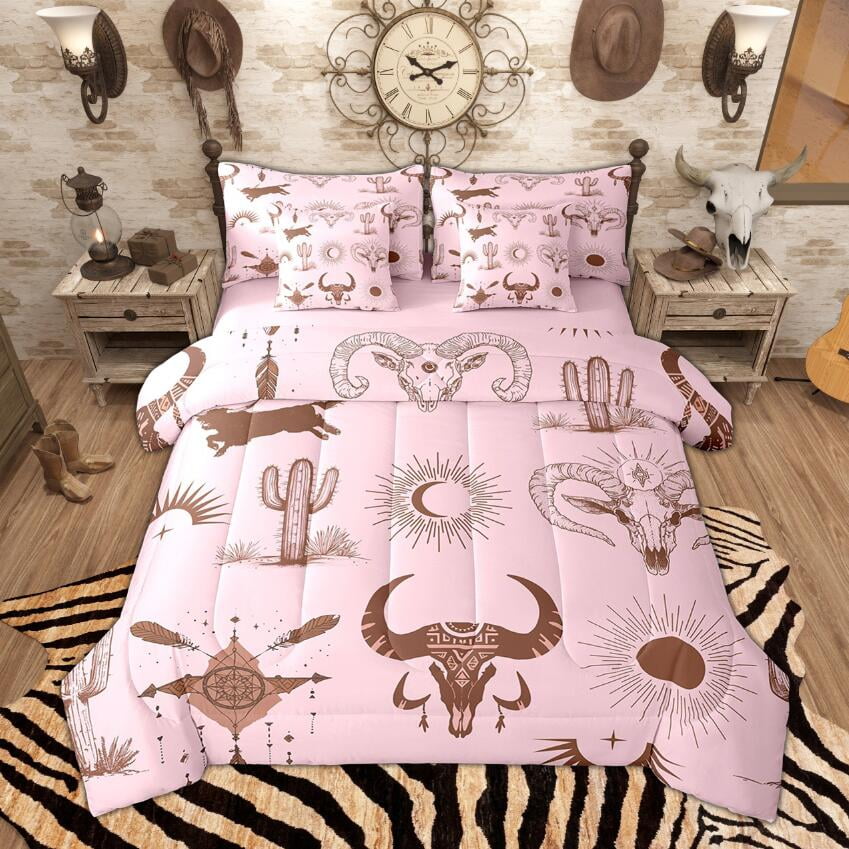 Duschvorhang Highland Rinder-Leopardenmuster – 183 X 183 Cm, Wasserdicht, Rustikales Design
