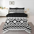 thumbnail image 1 of Manfei Hippie Aztec Full Size Comforter Sets 3-Piece for Female Men Adults,Polka Dots Bedding Comforter Set,Boho Abstract Geometric Lightweight Bedding Sets,Microfiber Bedroom Decor,Reversible, 1 of 8