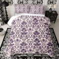 thumbnail image 1 of Manfei Hippie Damask Twin Quilt Set 2 Pieces,Exotic Style Twin Coverlet Set,1 Bedspread and 1 Pillowcase, 1 of 7