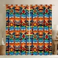 thumbnail image 1 of Manfei Hippie Geometric Aztec Curtains Pack of 2 (42x84 Each), Tribal Western Bohemian Curtains Blackout, Mandala Theme Bedroom Curtains, Curtains and Drapes Room Decor, 1 of 6
