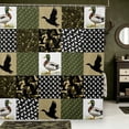 thumbnail image 1 of Manfei Hunting Themed Camo Shower Curtain 72Wx78L,Classic Camouflage Bath Curtain, 1 of 5