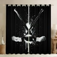 thumbnail image 1 of Manfei Ice Hockey Curtains and Drapes,Kids Game Gaming Black Out Curtains,Kids Hockey Curtains Pack of 2 (52x63 Each) For Teens,Breathable Bedroom Decoration, 1 of 6