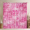 thumbnail image 1 of Manfei Initial Letter B Curtains Pack of 2 (42x84 Each),Kawaii Bowtie Ribbon Curtains Blackout,Pink Bow Knot Bedroom Curtains For Girl,Breathable Bedroom Decoration, 1 of 6