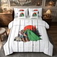 thumbnail image 1 of Manfei Jungle Adventure 7-Piece Twin Bedding,Rustic Vintage Cottage Bedding Comforter Set,White Green, 1 of 6