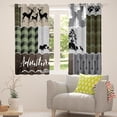thumbnail image 1 of Manfei Jungle Animal Bear Blackout Curtains Set of 2 (38x54 Each),Adventure Camping Curtains and Drapes,Retro Patchwork Grid Living Room Curtains For Boys,Luxury Bedroom Decor, 1 of 6