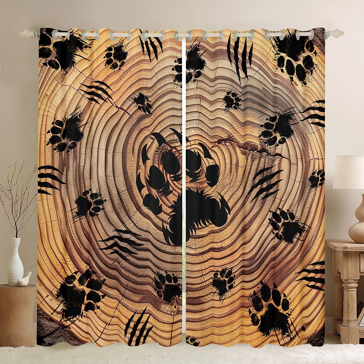 Bear Patchwork Curtains NCU0NTV850