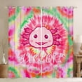 thumbnail image 1 of Manfei Kawaii Axolotl Animal Blackout Curtains Set of 2 (52x84 Each) for Kids, Pink Swirl Spiral Window Curtains, Watercolor Art Curtains and Drapes, Window Curtains Bedroom Decor, 1 of 6