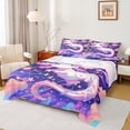 thumbnail image 1 of Manfei Kawaii Axolotl Queen Sheet Sets,Cartoon Animal Flat Sheet,Colorful Splash Ink Queen Fitted Sheet For Girls,Ultra Soft Home Decor,4-Piece, 1 of 7