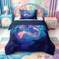 thumbnail image 1 of Manfei Kawaii Axolotl Twin Comforter Sets,Colorful Salamander Bedding Set,Navy Blue Reversible,2-Piece,1 Comforter and 1 Pillowcase, 1 of 7