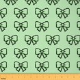thumbnail image 1 of Manfei Kawaii Bowknot Fabric by the Yard (10 Yards), Cartoon Bow-Tie Bow Decorative Fabric by the Yard, Cute Ribbon DIY Fabric, 1 of 6