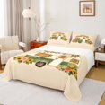 thumbnail image 1 of Manfei Kawaii Camper Queen Sheets,Lovely Capybara Print Queen Sheet Sets,Brown,4pcs,1 Flat Sheet, 1 Fitted Sheet and 2 Pillowcases, 1 of 6