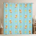 thumbnail image 1 of Manfei Kawaii Duck Blackout Curtains Set of 2 (52x84 Each) for Kids Girls Boys,Cute Animal Bowknot Window Curtains,Microfiber Bedroom Decor, 1 of 6