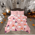 thumbnail image 1 of Manfei Kawaii Ghost Bedding Twin Comforter Set, Cute Halloween Comforter Sets Twin Size, Cartoon Theme Reversible Comforters & Duvets, Super Cozy Room Decoration, 2 Pieces, 1 of 8
