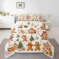 thumbnail image 1 of Manfei Kawaii Gingerbeard Man Queen Comforter Set,Chic Christmas Tree Bedding Sets,Sweet Candy Cane Bedding Comforter Set For Kids,Luxury Bedroom Decor Reversible,3 Pieces, 1 of 8