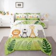 thumbnail image 1 of Manfei Kawaii Giraffe Full Size Comforter Sets,Cute Zebra Bedding Comforter Set,White,Polkadot Reversible,3 Pieces,1 Comforter and 2 Pillowcases, 1 of 7