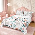 thumbnail image 1 of Manfei Kawaii Goat Bed Sheets 4-Piece,Floral Animal Full Size Sheets,1 Flat Sheet,1 Fitted Sheet and 2 Pillowcases, 1 of 6