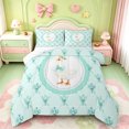 thumbnail image 1 of Manfei Kawaii Goose Queen Comforter Set,Cute Farm Animal Comforter Sets Queen,Reversible,3pcs,1 Comforter and 2 Pillowcases, 1 of 7