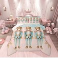 thumbnail image 1 of Manfei Kawaii Retro Nutcracker Bedding Comforter Set, Garden Pink Rose Floral Twin Comforter Sets, Kids Teen Child Reversible Bedding Set, Luxury Bedroom Decor, 2 Pieces, 1 of 8