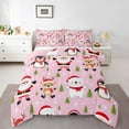 thumbnail image 1 of Manfei Kawaii Santa Claus Bedding Comforter Set,Cute Christmas Reindeer Twin Comforter Sets,Merry Xmas Bedding Set For Teens,Breathable Home Decor Reversible,2 Pieces, 1 of 8