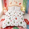 thumbnail image 1 of Manfei Kawaii Xmas Christmas Tree Full Size Comforter Sets,Winter Holiday Bedding Comforter Set,Xmas Reversible,3 Pieces,1 Comforter and 2 Pillowcases, 1 of 7