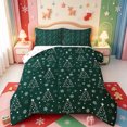 thumbnail image 1 of Manfei Kawaii Xmas Plaid Full Size Comforter Sets,Traditional Christmas Wreath Bedding Comforter Set,Xmas Reversible,3-Piece,1 Comforter and 2 Pillowcases, 1 of 7