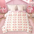 thumbnail image 1 of Manfei Kids Cartoon Axolotl Twin Bedding Sets 7-Piece, Kawaii Ocean Animal Bedding Comforter Set, Cute Flower Floral Reversible Sheet Sets, Microfiber Bedroom Decor, 1 of 7