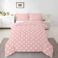 thumbnail image 1 of Manfei Kids Polka Dots Bedding Comforter Set, Geometric Abstract Twin Comforter Sets, Modern Simple Style Reversible Bedding Set, Lightweight Room Decor, 2-Piece, 1 of 8