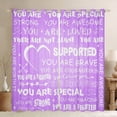 thumbnail image 1 of Manfei Kids Princess Black Out Curtains, Dreamy Purple Cartoon Curtains Pack of 2 (42x63 Each), Positive Thoughts Bedroom Curtains, Window Curtains Decor, 1 of 6