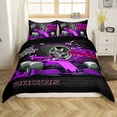 thumbnail image 1 of Manfei Kids Teens Adults Sport Car Full Size Comforter Cover 3-Piece,Buffalo Plaid Bedding Full Size,Extreme Sport Lightweight Duvet Cover,Microfiber Car Room Decorative(No Comforter), 1 of 6
