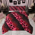 thumbnail image 1 of Manfei Leopard Cheetah Print 2pcs Bedding Comforter Set for Teens Girls Boys,Bling Pink Glitter Twin Comforter Sets,Gradient Ombre Breathable Bedding Set,Ultra Soft Home Decor,Reversible, 1 of 8