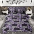 thumbnail image 1 of Manfei Leopard Cheetah Print Adult 7-Piece Twin Bedding Sets, Fashion Valentines Day Bedding Comforter Set, Buffalo Abstract Reversible Sheet Sets, Lightweight Room Decor, 1 of 8