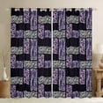 thumbnail image 1 of Manfei Leopard Cheetah Print Adult Black Out Curtains, Fashion Valentines Day Curtains Pack of 2 (42x63 Each), Buffalo Abstract Bedroom Curtains, Living Room Curtains Decor, 1 of 6