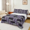 thumbnail image 1 of Manfei Leopard Cheetah 3-Piece Twin Sheet Set - Valentines Buffalo Plaid, 1 of 6