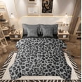 thumbnail image 1 of Manfei Leopard Cheetah Print Bedding Comforter Set 7pcs, Modern Fashion Queen Bedding Sets, Teens Kids Adult Reversible Queen Sheet Sets, Microfiber Bedroom Decor, 1 of 6