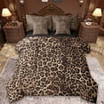 thumbnail image 1 of Manfei Leopard Print 7-Piece Twin Bedding Sets,Wild Animal Bedding Comforter Set,Cheetah Pattern Sheet Sets For Girl Kids,Breathable Home Decor Reversible, 1 of 9