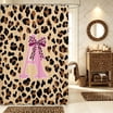 Manfei Checkered Dachshund Shower Curtain 72Wx78L, Fruit Puppy Bath ...