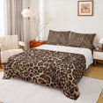 thumbnail image 1 of Manfei Leopard Print Twin Sheet Sets,Wild Animal Twin Fitted Sheet,Cheetah Pattern Flat Sheet For Girl Kids,Breathable Home Decor,3pcs, 1 of 7