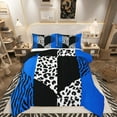 thumbnail image 1 of Manfei Leopard Zebra Print 2pcs Bedding Comforter Set,Love Heart Twin Comforter Sets,Valentine's Day Breathable Bedding Set,Breathable Romantic Home Decor,Reversible, 1 of 8