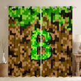 thumbnail image 1 of Manfei Letter Monogrammed B Curtains Pack of 2 (42x84 Each) for Teens Boys Girls,Construction Game Curtains Blackout,Building Blocks Bedroom Curtains,Microfiber Bedroom Decor, 1 of 6