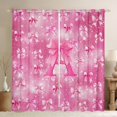 thumbnail image 1 of Manfei Letter A Monogrammed Black Out Curtains,Cartoon Bow Tie Curtains Pack of 2 (42x63 Each),Chic Starry Night Bedroom Curtains For Child,Microfiber Room Decorative, 1 of 6