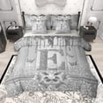 thumbnail image 1 of Manfei Letter Monogrammed E 7-Piece Twin Bedding Sets for Kids Children Girls,Dreamy Princess Bedding Comforter Set,Cute Butterfly Bowknot Breathable Sheet Sets,Bling Glitter Bedroom Decor, 1 of 8