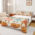 thumbnail image 1 of Manfei Lovely Cat Kitten Bed Sheets,Funny Pumpkin Lantern King Sheets,Kids Happy Halloween Sheet Set For Teens,Luxury Bedroom Decor,4-Piece, 1 of 7