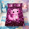 thumbnail image 1 of Manfei Magical Axolotl Fitted Sheet Queen,Animals Print Bedding,3-Piece,1 Fitted Sheet and 2 Pillowcases, 1 of 6