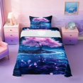 thumbnail image 1 of Manfei Magical Cherry Blossom Twin Sheet Sets for Kids Boys and Girls, Fantasy Tree of Life Bedding 3-Piece, 1 Flat Sheet, 1 Fitted Sheet and 1 Pillowcase, 1 of 6