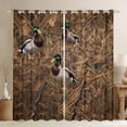 thumbnail image 1 of Manfei Mallard Duck Black Out Curtains,Rustic Farmhouse Cabin Curtains Pack of 2 (42x63 Each),Fishing And Hunting Bedroom Curtains For Men Women,Microfiber Bedroom Decor, 1 of 6