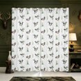 thumbnail image 1 of Manfei Mallard Duck Print Kitchen Curtains,Farmhouse Bird Black Out Curtains Pack of 2 (42x63 Each), 1 of 6