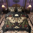 thumbnail image 1 of Manfei Mandala Tribal Moth 7pcs Bedding Comforter Set for Teen, Boho Butterfly Queen Bedding Sets, Mystic Moon Galaxy Reversible Queen Sheet Sets, Lightweight Room Decor, 1 of 8