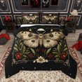 thumbnail image 1 of Manfei Mandala Tribal Moth Queen Comforter Set for Teen, Boho Butterfly Bedding Sets, Mystic Moon Galaxy Reversible Bedding Comforter Set, Lightweight Room Decor, 3pcs, 1 of 9